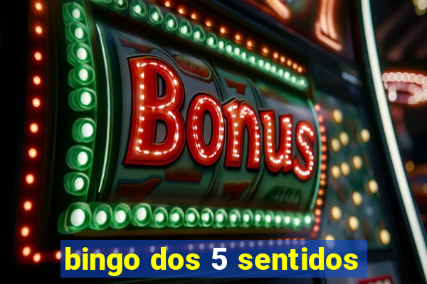 bingo dos 5 sentidos